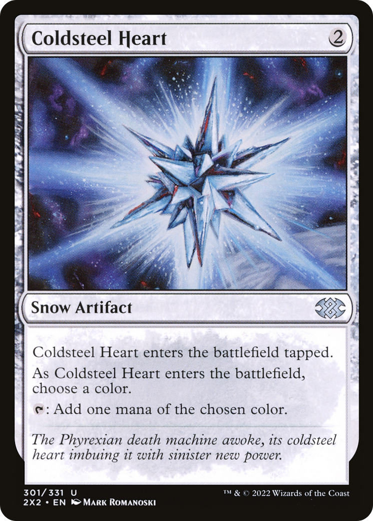 Coldsteel Heart (2X2-301) [Double Masters 2022] Foil MTG Single Wizards of the Coast