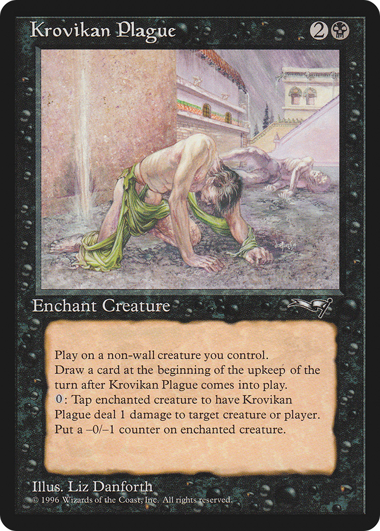Krovikan Plague (ALL-054) [Alliances] MTG Single Wizards of the Coast