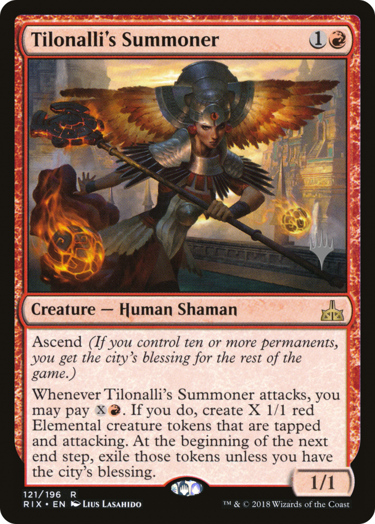 Tilonalli's Summoner (PPM20-121) [Rivals of Ixalan Promos] Foil MTG Single Wizards of the Coast