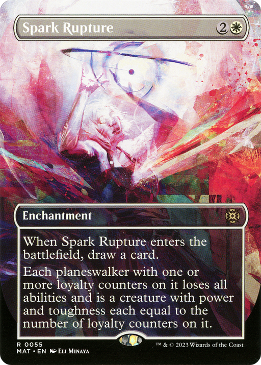 Spark Rupture (MAT-055) [March of the Machine: The Aftermath] (Showcase) (Borderless) MTG Single Wizards of the Coast