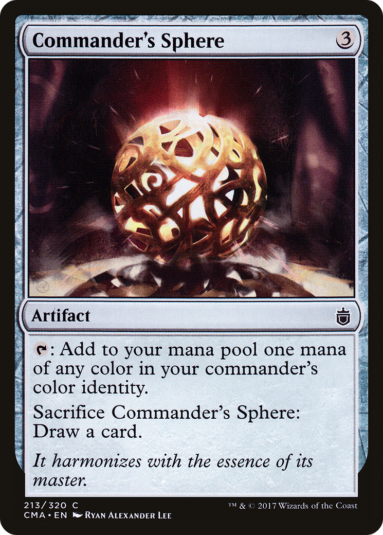 Commander's Sphere (CMA-213) [Commander Anthology] MTG Single Wizards of the Coast