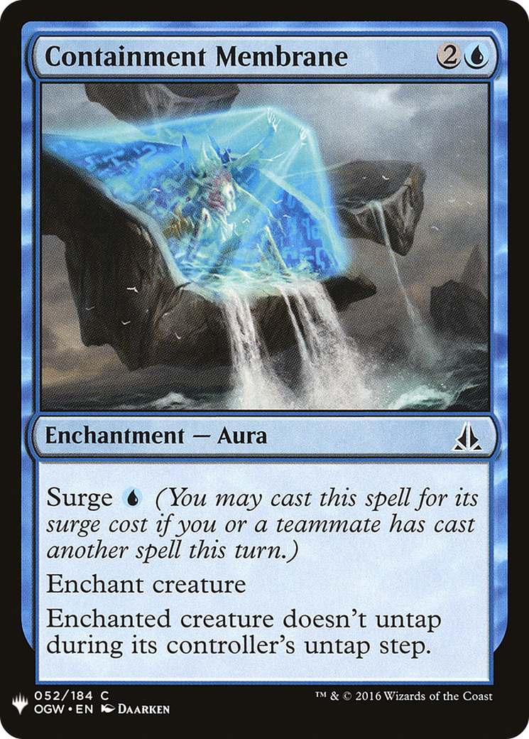 Containment Membrane (LIST-OGW-52) [Mystery Booster] The List MTG Single Wizards of the Coast