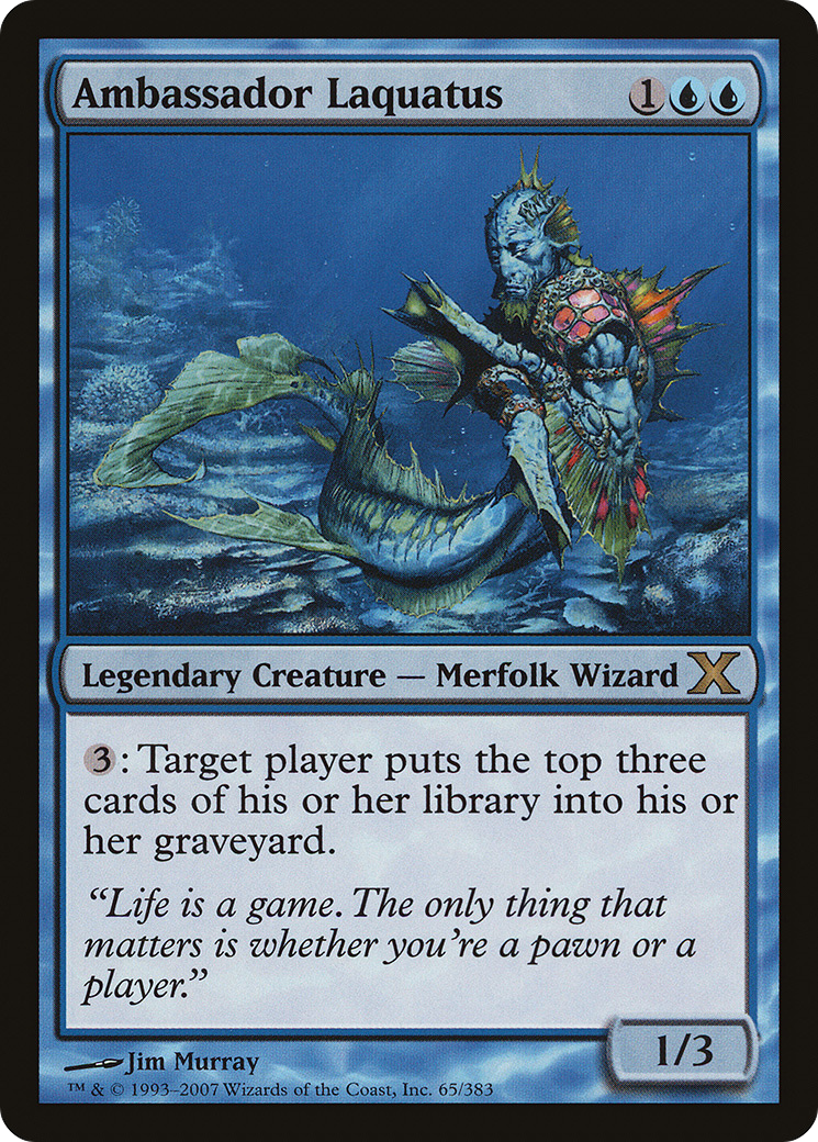 Ambassador Laquatus (10E-065) [Tenth Edition] MTG Single Wizards of the Coast