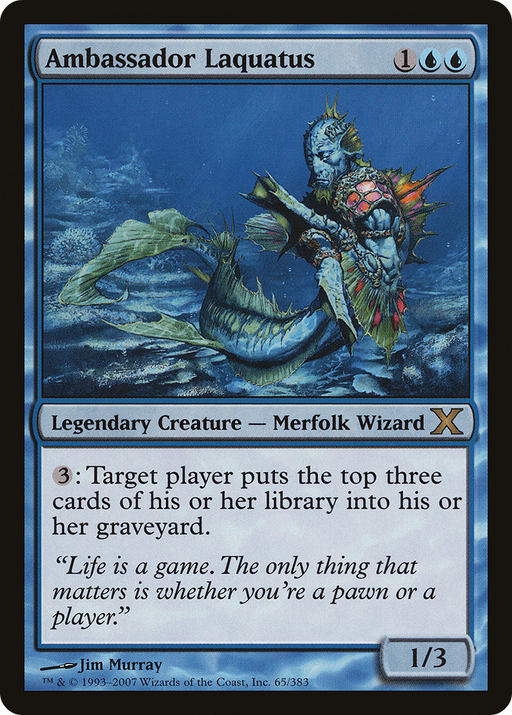 Ambassador Laquatus (10E-065) [Tenth Edition] MTG Single Wizards of the Coast