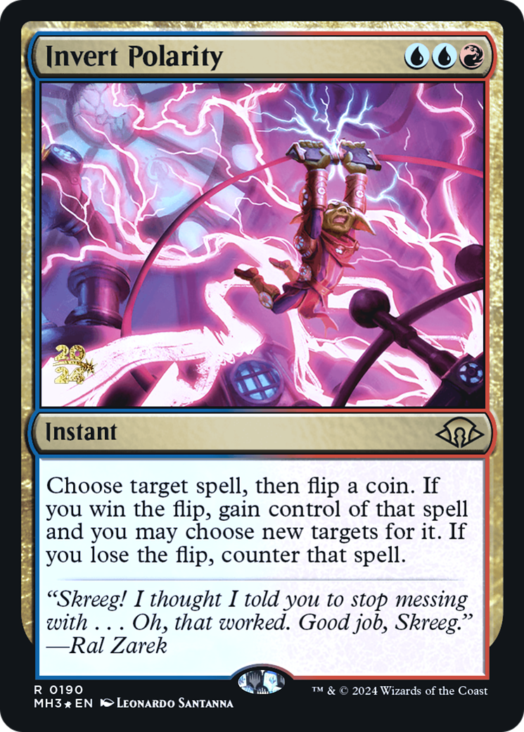 Invert Polarity (PRE-190) [Modern Horizons 3 Promos] Foil MTG Single Wizards of the Coast