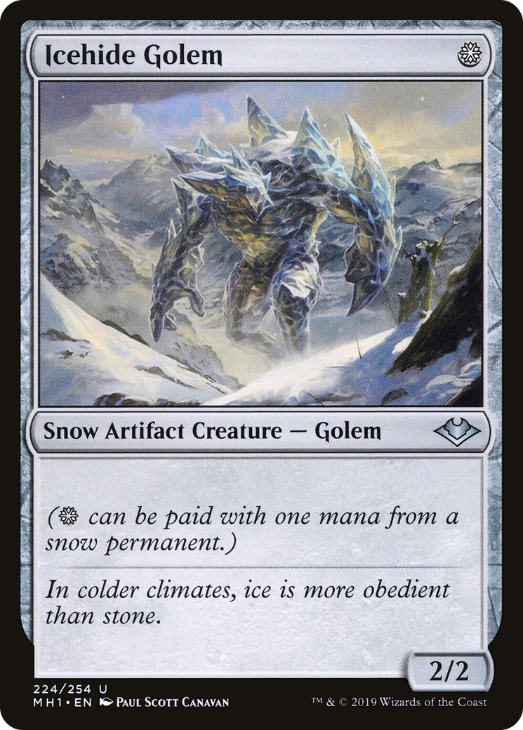 Icehide Golem (MH1-224) [Modern Horizons] MTG Single Wizards of the Coast