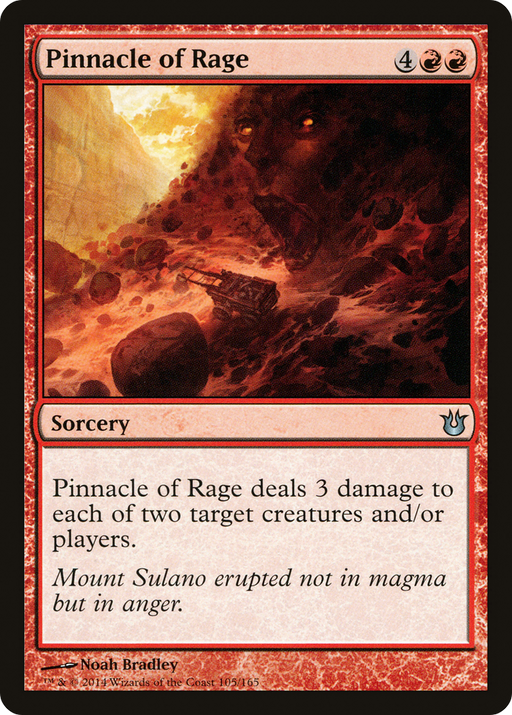 Pinnacle of Rage (BNG-105) [Born of the Gods] MTG Single Wizards of the Coast