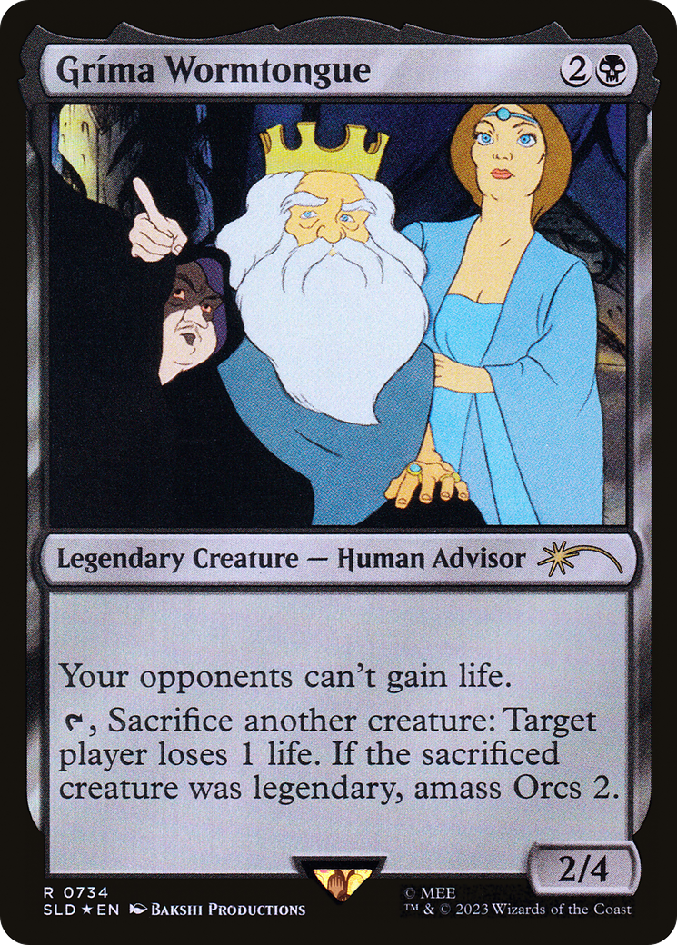 Grima Wormtongue (SLD-734) [Secret Lair] Drop MTG Single Wizards of the Coast