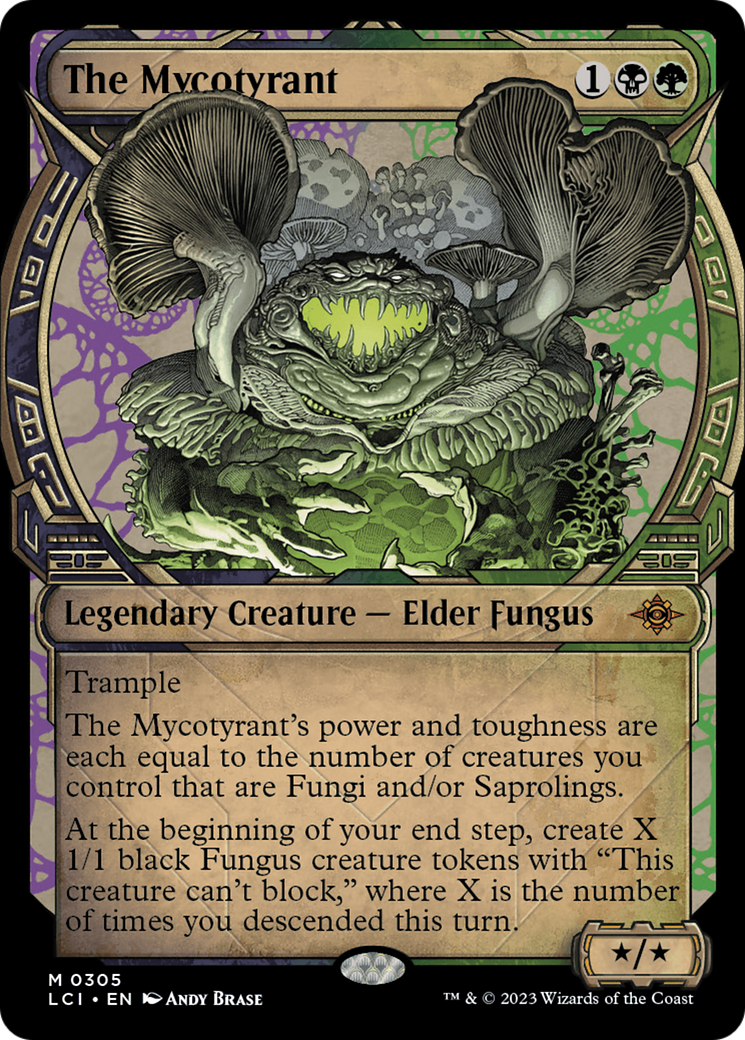The Mycotyrant (LCI-305) [The Lost Caverns of Ixalan] (Showcase) MTG Single Wizards of the Coast