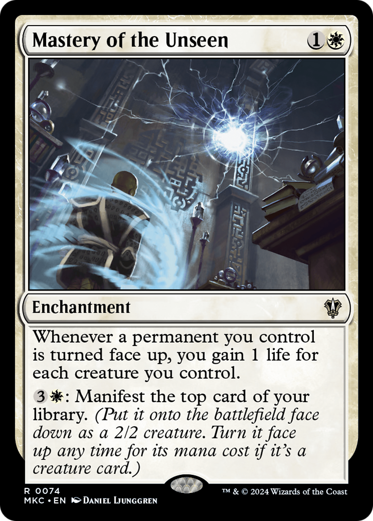 Mastery of the Unseen (MKC-074) [Murders at Karlov Manor Commander] MTG Single Wizards of the Coast