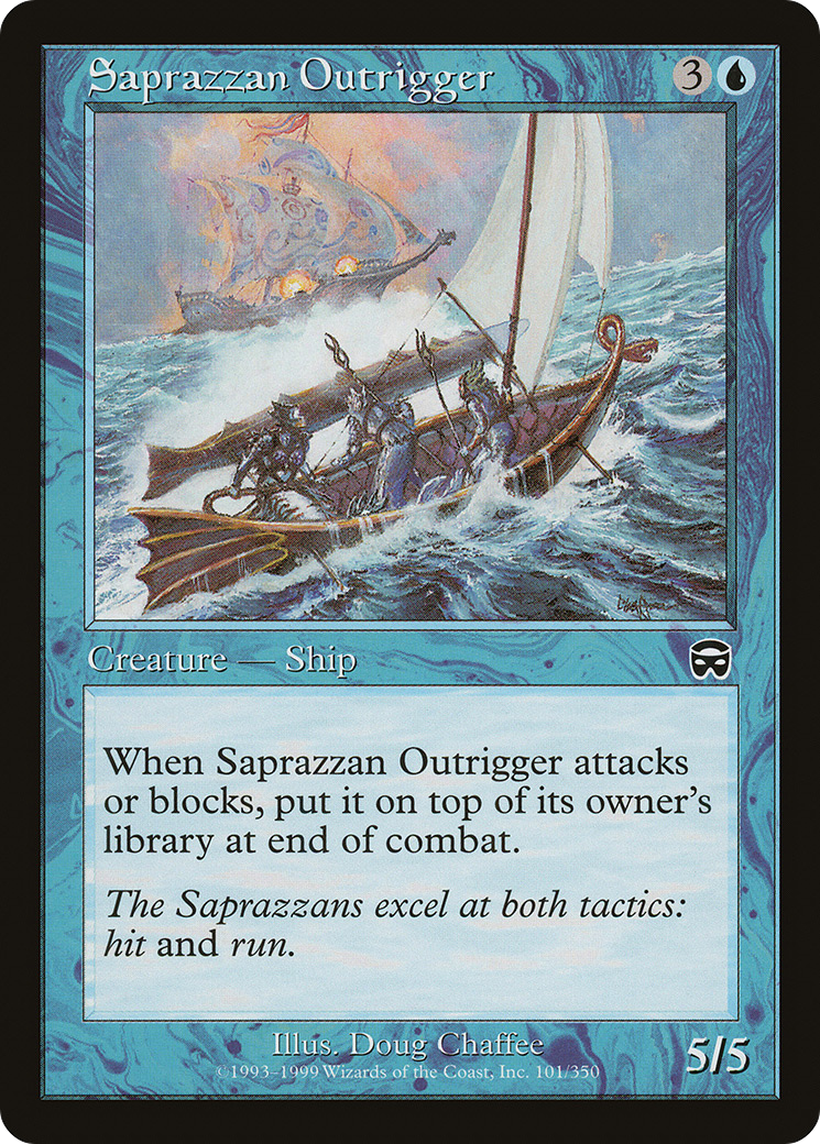 Saprazzan Outrigger (MMQ-101) [Mercadian Masques] MTG Single Wizards of the Coast