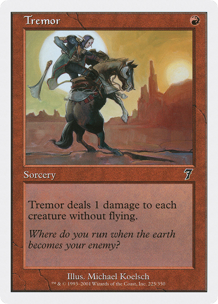 Tremor (7ED-225) [7th Edition] Foil MTG Single Wizards of the Coast