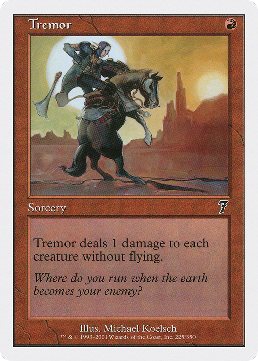 Tremor (7ED-225) [7th Edition] Foil MTG Single Wizards of the Coast