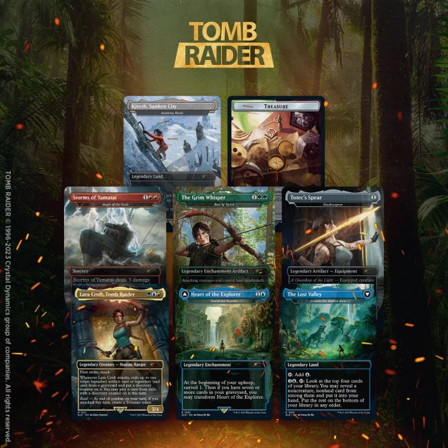 MTG Secret Lair Drop - Tomb Raider (Traditional Foil Edition) MTG Sealed Magic: The Gathering
