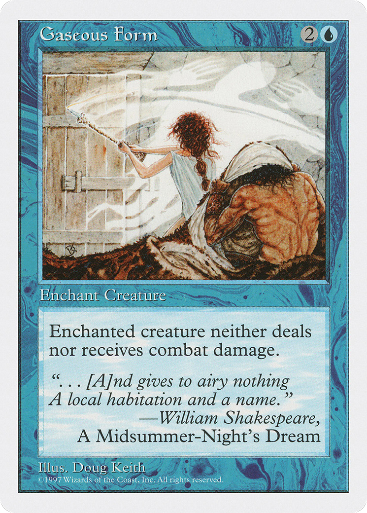 Gaseous Form (5ED-) [Fifth Edition] MTG Single Wizards of the Coast