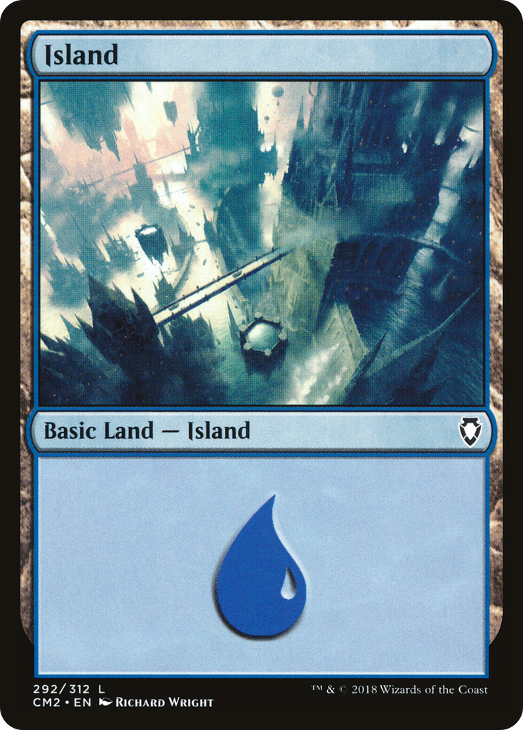 Island (CM2-292) [Commander Anthology Volume II] MTG Single Wizards of the Coast
