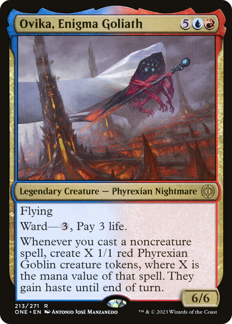 Ovika, Enigma Goliath (ONE-213) [Phyrexia: All Will Be One] MTG Single Wizards of the Coast