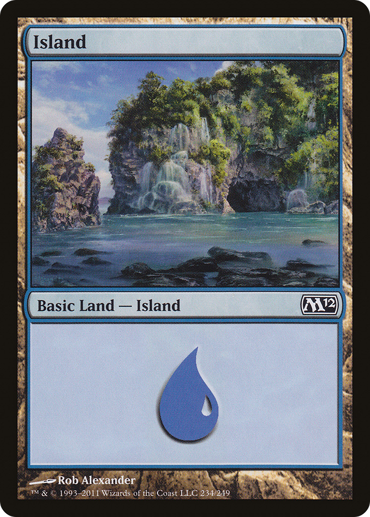 Island (234) (M12-234) [Magic 2012] MTG Single Wizards of the Coast