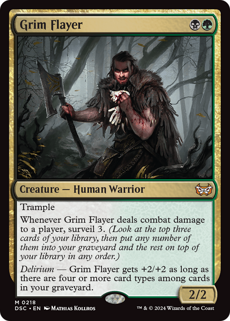 Grim Flayer (DSC-218) [Duskmourn: House of Horror Commander] MTG Single Wizards of the Coast