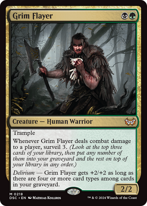 Grim Flayer (DSC-218) [Duskmourn: House of Horror Commander] MTG Single Wizards of the Coast
