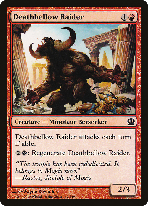 Deathbellow Raider (THS-117) [Theros] Foil MTG Single Wizards of the Coast