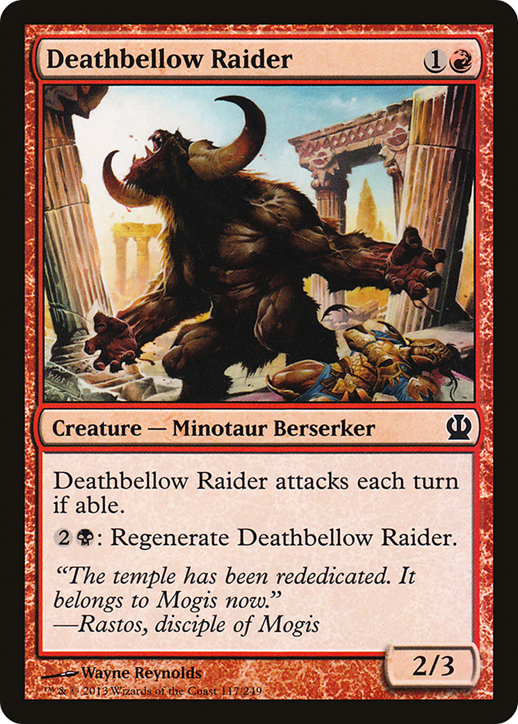 Deathbellow Raider (THS-117) [Theros] MTG Single Wizards of the Coast