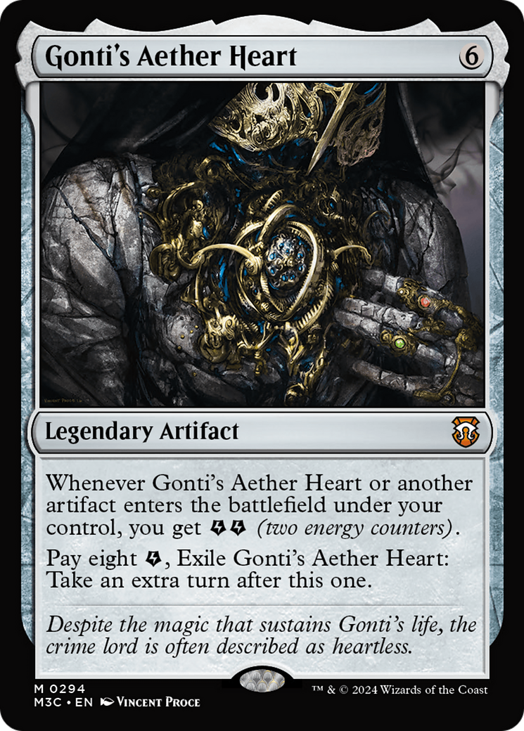 Gonti's Aether Heart (M3C-294) [Modern Horizons 3 Commander] MTG Single Wizards of the Coast