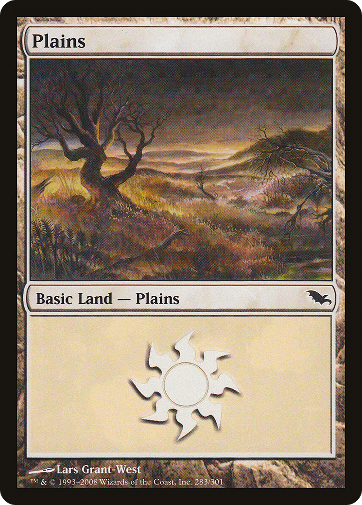 Plains (SHM-283) [Shadowmoor] MTG Single Wizards of the Coast