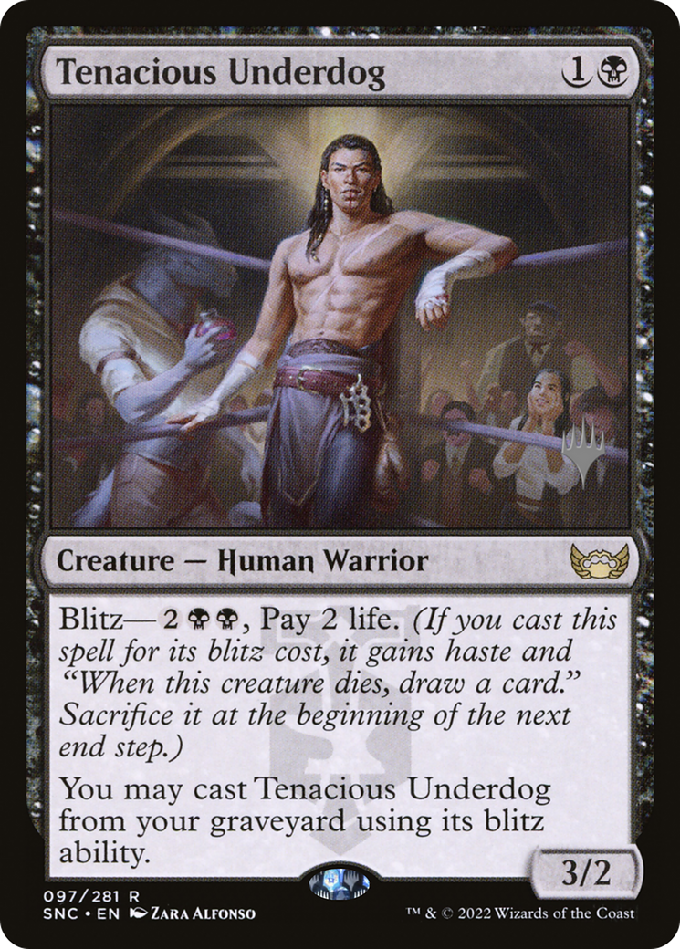 Tenacious Underdog (PPSNC-97P) [Streets of New Capenna Promos] Foil MTG Single Wizards of the Coast