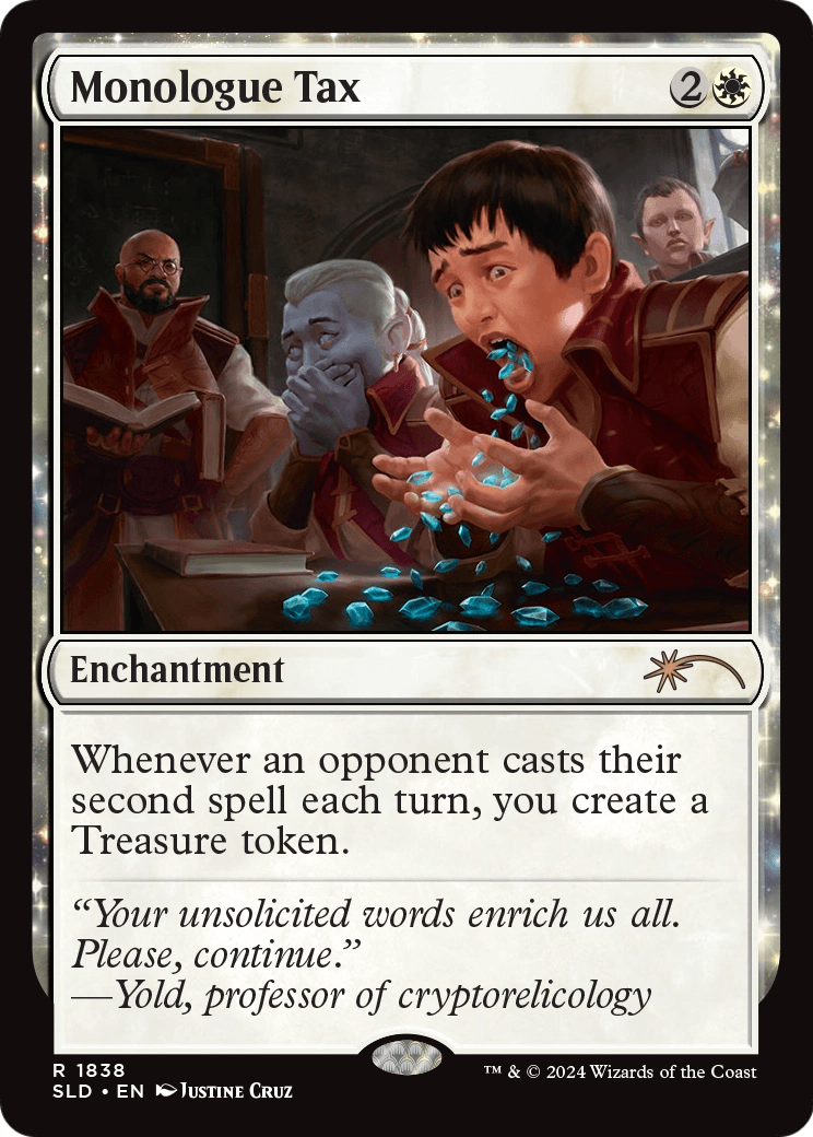 Monologue Tax (SLD-1838) [Secret Lair Drop] MTG Single Wizards of the Coast