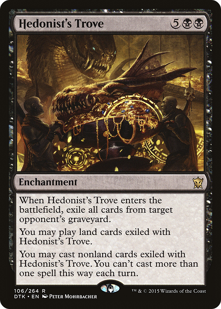 Hedonist's Trove (DTK-106) [Dragons of Tarkir] Foil MTG Single Wizards of the Coast