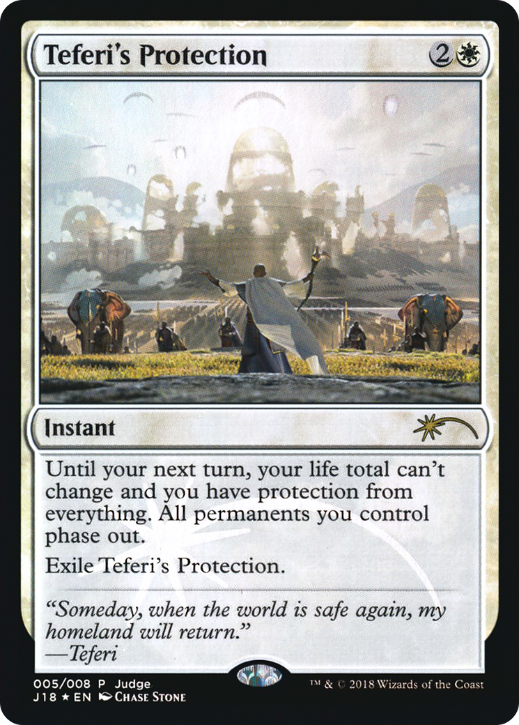Teferi's Protection (J18) (JDG-005) [Misc] Judge Gift Cards 2018 Foil MTG Single Wizards of the Coast