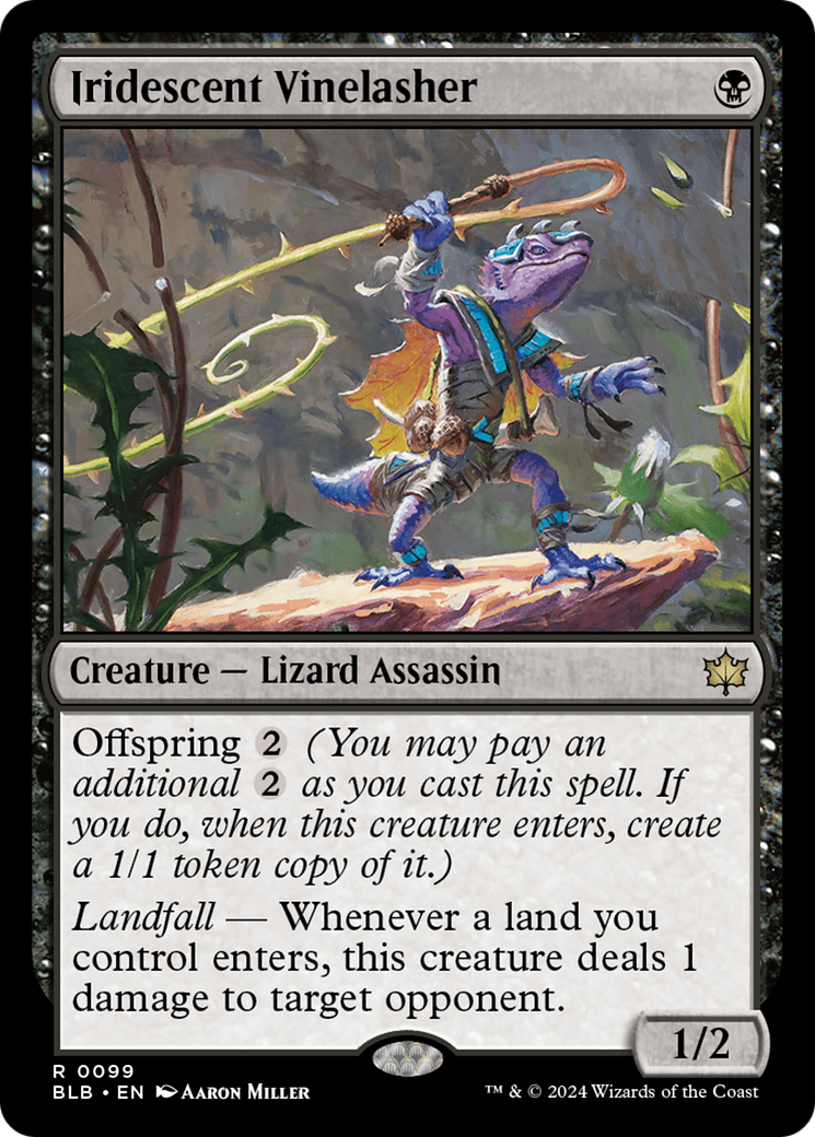 Iridescent Vinelasher (BLB-099) [Bloomburrow] MTG Single Wizards of the Coast