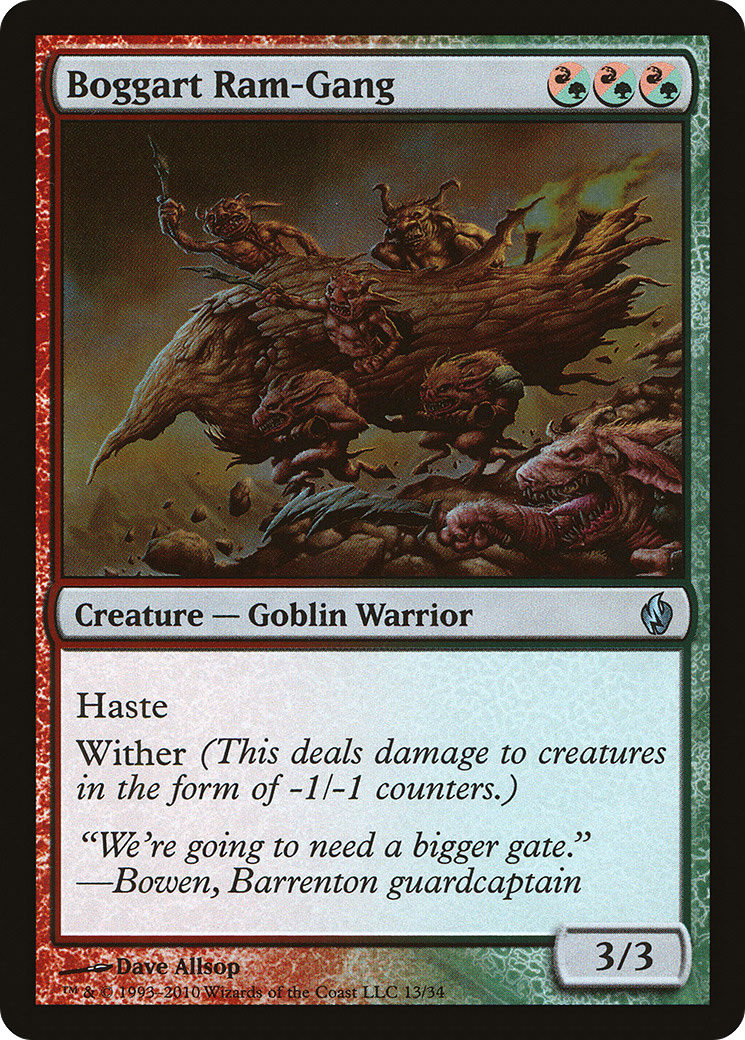 Boggart Ram-Gang (PD2-013) [Misc] Premium Deck Series: Fire and Lightning Foil MTG Single Wizards of the Coast