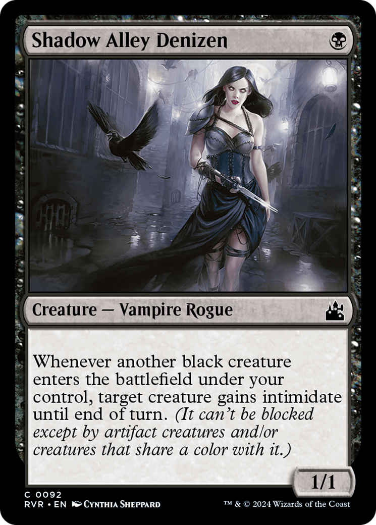 Shadow Alley Denizen (RVR-092) [Ravnica Remastered] Foil MTG Single Wizards of the Coast