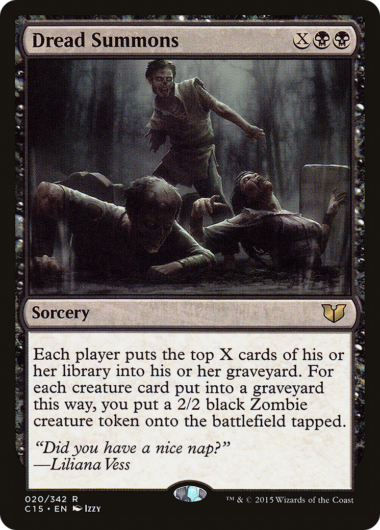 Dread Summons (C15-020) [Commander 2015] MTG Single Wizards of the Coast
