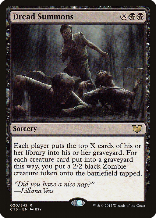Dread Summons (C15-020) [Commander 2015] MTG Single Wizards of the Coast