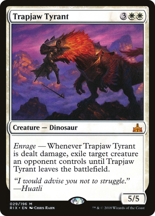 Trapjaw Tyrant (RIX-029) [Rivals of Ixalan] MTG Single Wizards of the Coast