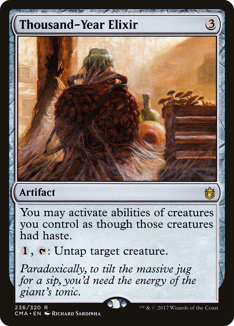 Thousand-Year Elixir (CMA-236) [Commander Anthology] MTG Single Wizards of the Coast