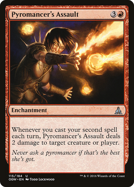 Pyromancer's Assault (OGW-115) [Oath of the Gatewatch] MTG Single Wizards of the Coast