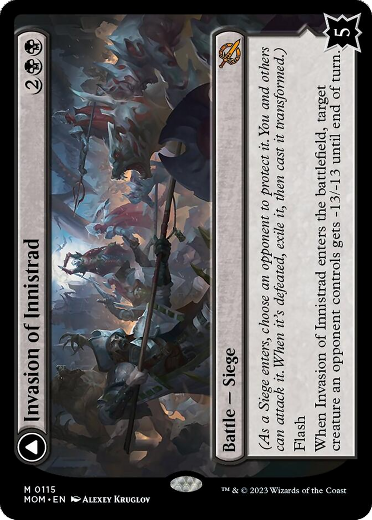 Invasion of Innistrad // Deluge of the Dead [March of the Machine] MTG Single Magic: The Gathering   