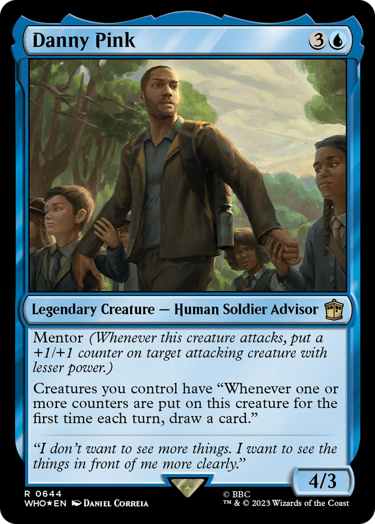 Danny Pink (Surge Foil) (WHO-644) [Doctor Who] Foil MTG Single Wizards of the Coast