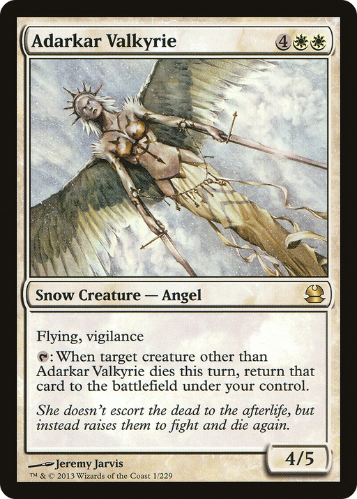 Adarkar Valkyrie [Modern Masters] MTG Single Magic: The Gathering
