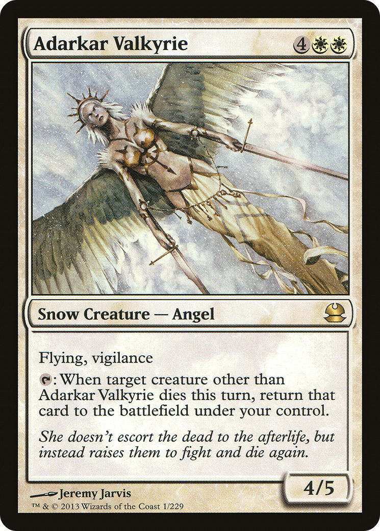 Adarkar Valkyrie (MMA-001) [Modern Masters] Foil MTG Single Wizards of the Coast