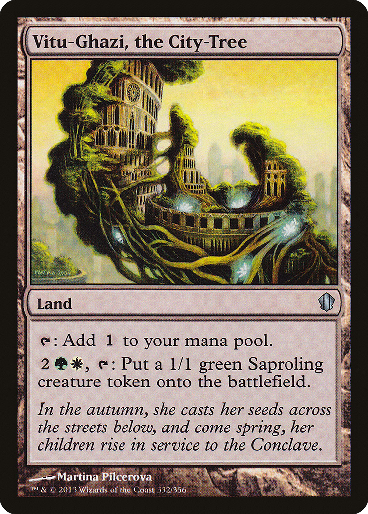 Vitu-Ghazi, the City-Tree (C13-332) [Commander 2013] MTG Single Wizards of the Coast