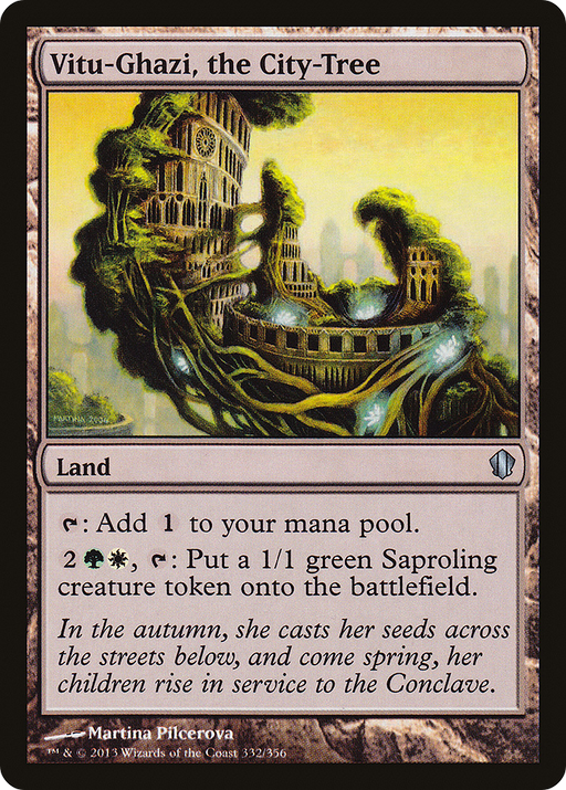 Vitu-Ghazi, the City-Tree (C13-332) [Commander 2013] MTG Single Wizards of the Coast