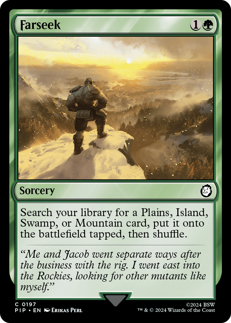 Farseek (PIP-197) [Fallout] MTG Single Wizards of the Coast