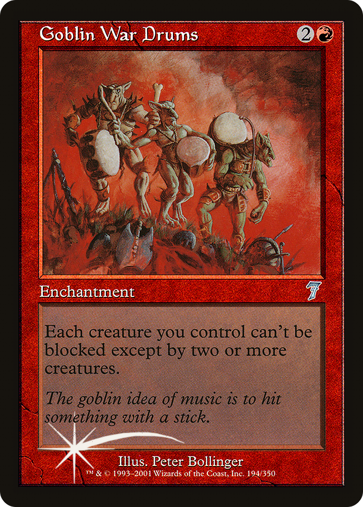Goblin War Drums (7ED-194) [7th Edition] MTG Single Wizards of the Coast
