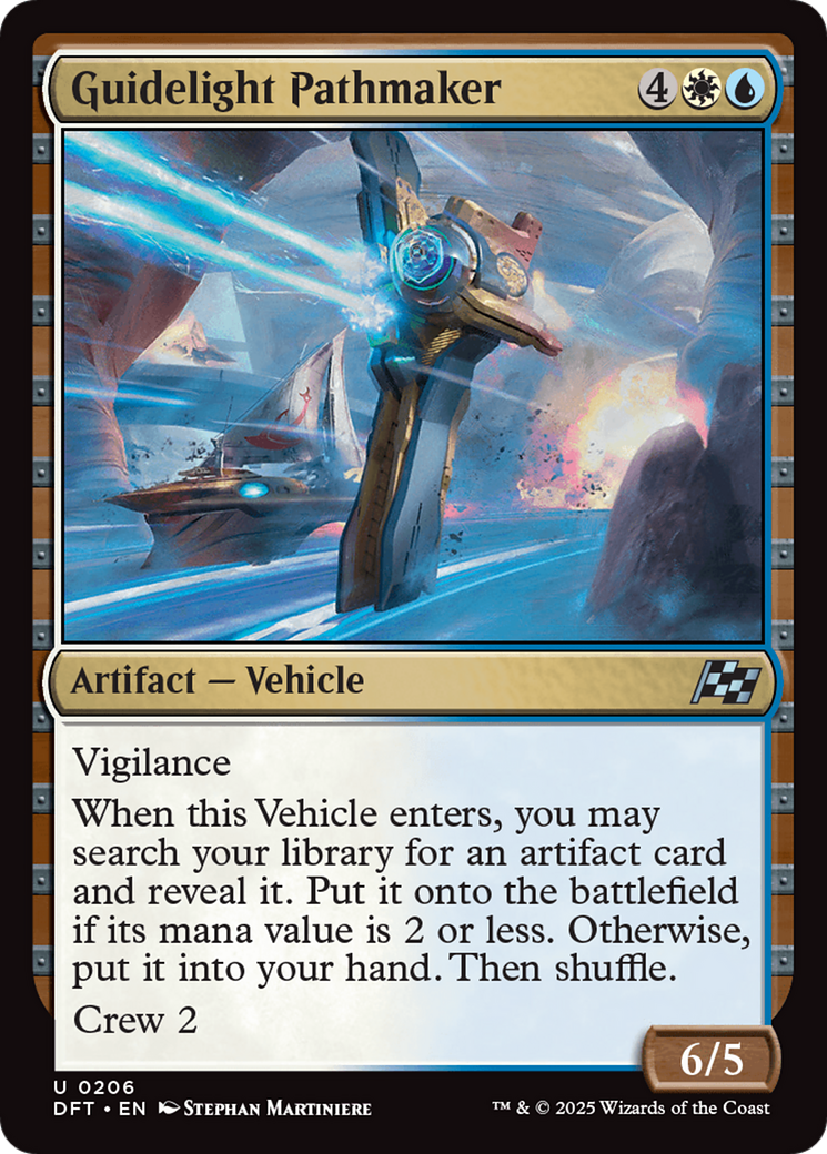 Guidelight Pathmaker (DFT-206) [Aetherdrift] Foil MTG Single Wizards of the Coast