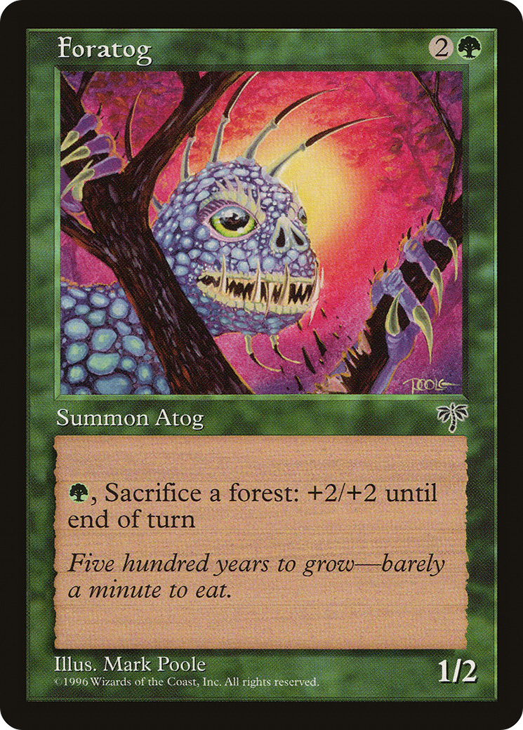 Foratog (MIR-217) [Mirage] MTG Single Wizards of the Coast